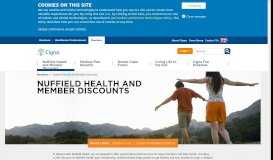 
							         Nuffield Health and Cigna Member Discounts | Cigna UK								  
							    