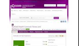 
							         Nuffield Health Cannock Fitness and Wellbeing Centre - CQC								  
							    