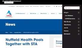
							         Nuffield Health Pools Together with STA – STA.co.uk - Swimming ...								  
							    