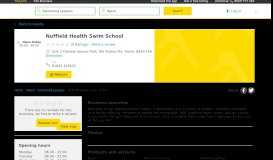 
							         Nuffield Health Swim School, Yeovil | Swimming Lessons - Yell								  
							    