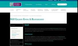 
							         NUI Galway Email & Blackboard - NUI Galway								  
							    