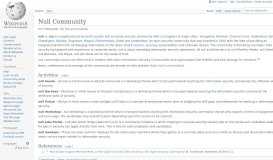 
							         Null Community - Wikipedia								  
							    