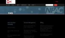 
							         Number Portability Administration Center FAQs | NPAC								  
							    