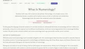 
							         Numerology: History, Origins, & More - Astrology.com								  
							    