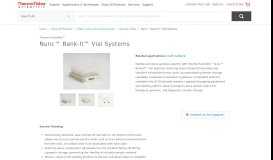 
							         Nunc™ Bank-It™ Vial Systems - Thermo Fisher Scientific								  
							    