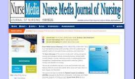 
							         Nurse Media Journal of Nursing								  
							    