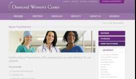 
							         nurse practitioners - Diamond Womens Center								  
							    