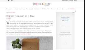 
							         Nursery Design in a Box - Project Nursery								  
							    