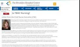 
							         Nursing at TBHC - The Brooklyn Hospital Center								  
							    