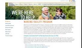 
							         Nursing Facility Program - KEPRO								  
							    