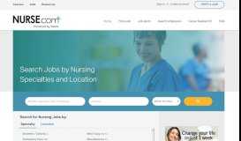 
							         Nursing Jobs - Find RN Career Opportunities Near You - Nurse.com								  
							    