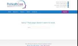 
							         Nursing Portal Login - ProHealthCare								  
							    