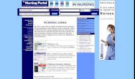 
							         Nursing Portal - Nursing links for nurses around the world								  
							    