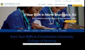 
							         Nursing School in North Brunswick, New Jersey | Chamberlain								  
							    