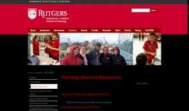 
							         Nursing Student Resources | Rutgers School of Nursing–Camden								  
							    