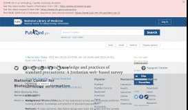 
							         Nursing students' knowledge and practices of standard precautions: A ...								  
							    