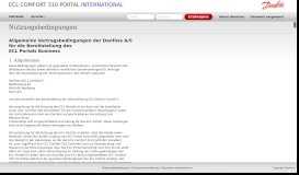 
							         Nutzungsbedingungen - ECL COMFORT 310 PORTAL - Danfoss								  
							    