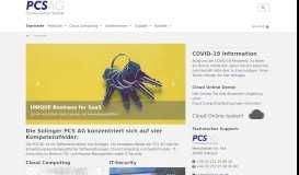 
							         Nutzungsvereinbarung - PCS AG Solingen								  
							    