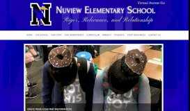 
							         Nuview Elementary School								  
							    