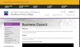 
							         NVC : Business Council | Alamo Colleges								  
							    