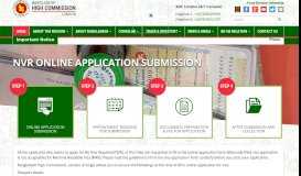 
							         NVR Online Application Submission - Bangladesh High Commission ...								  
							    
