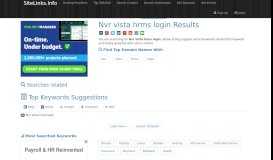 
							         Nvr vista hrms login Results For Websites Listing - SiteLinks.Info								  
							    