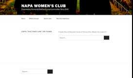 
							         nwc | donate - napa women's club								  
							    