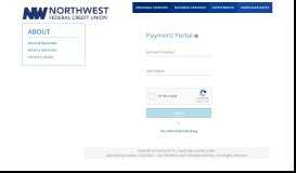 
							         NWFCU Online Payment Center								  
							    