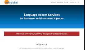 
							         NWI Global Language Access Services, Translation, Interpreting								  
							    