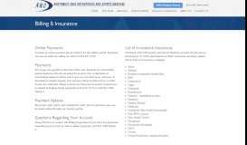 
							         NWO » Billing & Insurance								  
							    