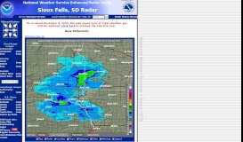 
							         NWS radar image from Sioux Falls, SD								  
							    