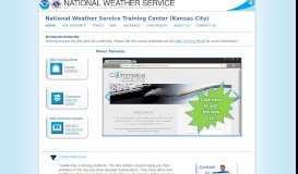 
							         nwstc - NWS Training Portal - National Weather Service								  
							    