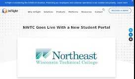 
							         NWTC Goes Live With a New Student Portal - InFlight								  
							    