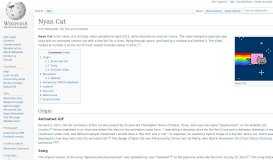 
							         Nyan Cat - Wikipedia								  
							    
