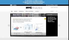 
							         NYC Analytics - NYC.gov								  
							    