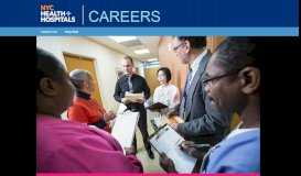 
							         NYC Health + Hospitals Careers Site								  
							    