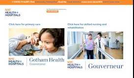 
							         NYC Health + Hospitals/Gouverneur								  
							    