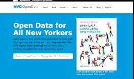 
							         NYC Open Data -								  
							    