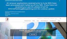 
							         NYCHA Parking | New York City Housing Authority Parking Information								  
							    