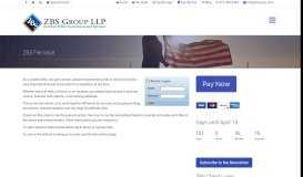 
							         NYC/NJ/Long Island Accounting Firm | Client Portal ... - ZBS Group LLP								  
							    