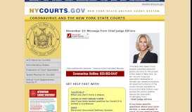 
							         NYCOURTS.GOV - New York State Unified Court System								  
							    