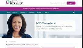 
							         NYS Teamsters Benefit Fund | Lifetime Benefit Solutions								  
							    