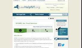 
							         NYSARC, Inc. Trust Services | New York - Law Help NY								  
							    