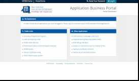 
							         NYSED Application Business Portal - Dashboard								  
							    