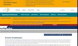 
							         NYSHIP Online Login - NYS Civil Service - New York State								  
							    