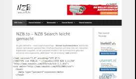 
							         NZB.to: Usenet Suche leicht gemacht								  
							    