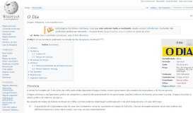
							         O Dia – Wikipédia, a enciclopédia livre								  
							    