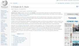 
							         O Estado de S. Paulo – Wikipédia, a enciclopédia livre								  
							    