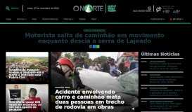 
							         O NORTE - O primeiro portal de notícias do interior do Tocantins ...								  
							    