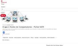 
							         O que é Redes de Computadores - Portal GSTI | bhhj | Internet ...								  
							    